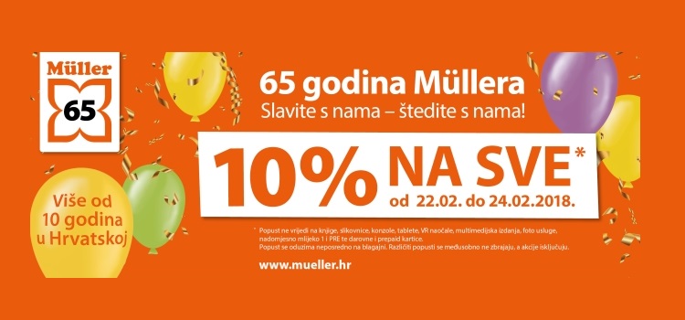 10% na SVE u Mülleru
