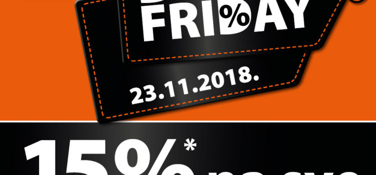 Müller: BLACK FRIDAY 15% na SVE