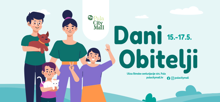 Dani obitelji u Pula City Mall-u! 🏃‍♂️💗💚🌸