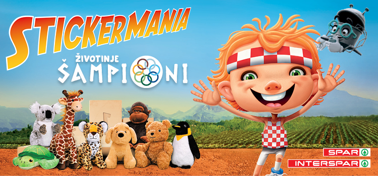 Nova Stickermania u svim SPAR i INTERSPAR trgovinama!