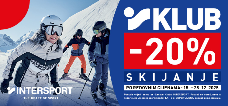 SKIJAJ PAMETNO, UZ 20% POPUSTA!