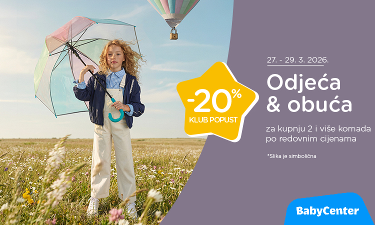 Vikend pogodnosti za članove Baby Center Kluba!
