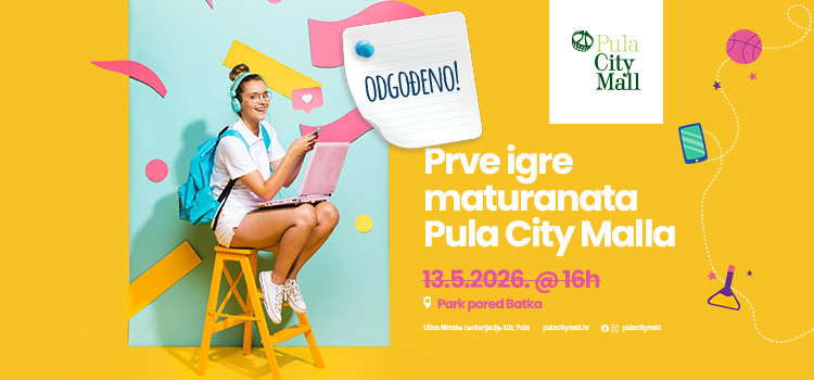 Prve Igre maturanata Pula City Mall-a!